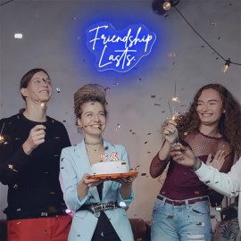 Custom Double Row Double Font Neon, Personalized Text LED Neon, USB Powered, Wall Hanging, Dimmable, Plastic Material, Switch Control, No Battery Required