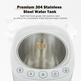 OCTAVO Water Boiler & Warmer 5 Liter, 304 Stainless Steel Water Tank, 700 Watt 6 Adjustable Water Temperature, LCD Touch Control Screen, Child Lock with Water Shortage Indicator, Kitchen Essential, Home Appliance, Sleek Appliance, Compact Boiler, Rustresistant, Highquality Materials, Adjustable Temperature, Small Families, Tea Drinkers