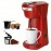 Single Coffee Maker 2in 1 for K Cup Pods & Ground Coffee 3 Color 6-14oz Drip Coffee Machine, Modern Coffee Brewer, Compact Design, Highquality Materials, Multicup Brewer, Office Workers, Coffee Lovers