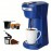 Single Coffee Maker 2in 1 for K Cup Pods & Ground Coffee 3 Color 6-14oz Drip Coffee Machine, Modern Coffee Brewer, Compact Design, Highquality Materials, Multicup Brewer, Office Workers, Coffee Lovers