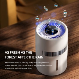 2-in-1 Humidifier, Mist-Free Evaporative Humidifier, Silent, White, 1.06gal Tank, Quiet Operation, Suitable for Office Bedroom , Home Humidifier, Bedroom Humidifier, Office Humidifier, Sleek Humidifier, Modern Humidifier, Efficient Purification