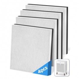 4 Pack Replacement Filters Compatible with HKB320F Air PurifierGenuine Washable PreFilter with Activated Carbon