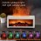New Simulated Fireplace Flame Humidifier with Colorful Lights, Timer, Quiet Diffuser for Aromatherapy, 7-Color Flame Humidifier, Aroma Diffuser, Essential Oil Diffuser, 2 Color Options, Stylish Diffuser, Decorative Humidifier, Quiet Operation