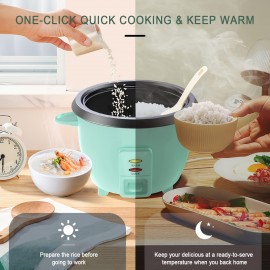 Mishcdea Rice Cooker 3 Cups Dorm Convenient Rice Cooker Fitness Workout Available Cooker Family Double Food Rice Cooker,  Space-Saving Appliance, Compact Design, Efficient Heating System, Fitness Enthusiasts, Apartment Dwellers