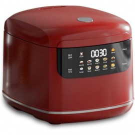 2L Portable Small Travel Rice Cooker, Multifunction Electric Cooker Stewpot with 24-Hour Reservation & Keep Warm Function, Nonstick Pot for Rice, Porridge, Soup – Ideal for Dorms and Home Use (Red), Quick Meals, Dorm Room Essentials, Sleek Cooker, Spacesaving Appliance, Nonstick Coating, Easy to Clean, Electric Stewpot, Home Cooks, Dorm Essentials Users, Portable Coffee Maker, Cube Coffee Maker, Mini ConveMth Oven And Grill Partid Kit foroutsidegrillinallowed