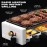 4-in-1 Multi-functional Sausage Grill, With Three-hand Dish And Silicone Oil Brush, Silicone Grill Holder, Non-stick Pan, Countertop, Adjustable Temperature, Detachable Panel, Easy To Clean, Suitable For Kitchens And Dormitories