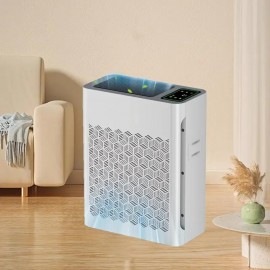 Air Purifiers for Home Large Room Up to 1295 Ft² with PM 2.5 Display Air Quality Sensor, Auto Mode, Timer, HEPA Air Purifier for Bedroom Filters Smoke, Pet Dander, Pollen,Black