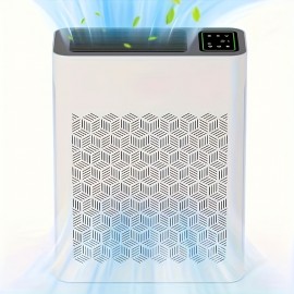 Intelligent Air Purifier, Real-time Monitoring Of Air Quality, Automatically Adjust The Purification Mode, Automatic Mode + Timer, Remove Odors, Purify The Air, Local Warehouse Special, Home/office/bedroom/living Room Must-have, Strong Coverage
