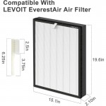 2 Packs for EverestAir RF Air Cleaner Replacement Filters - H13 True Compatible with Part #LRF-E551-WUS, Filter Refills, Compatible with EverestAir RF Air Cleaner System
